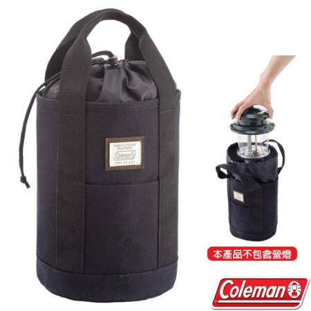 【美國 Coleman】大開口_耐撞擊耐磨氣化燈具收納袋(可高山瓦斯罐).露營裝備袋/CM-37874 黑✿30E010